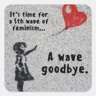 Quinta ola del pegatina del feminismo