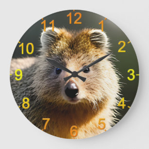 Quintin El Ginger Quokka, Reloj De Muro