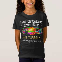 Quinto cumpleaños! ¡5.ª órbita del Sol! Camiseta d