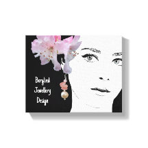 Quirky bonito chica cara ilustracion arte