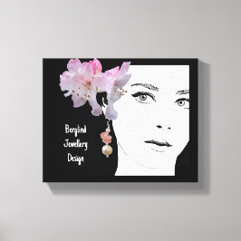 Quirky bonito chica cara ilustracion arte