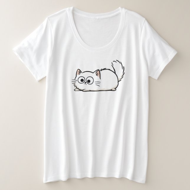 Quirky Fluffy Tail Cat (Anverso del diseño)