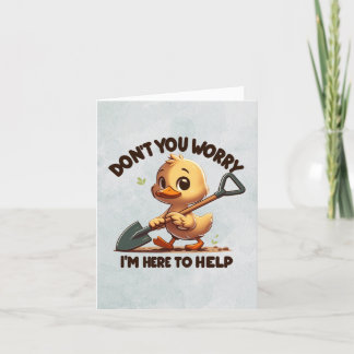 Quirky Partners en tarjeta de felicitación para am