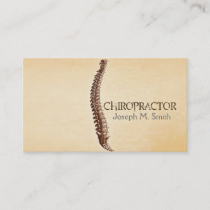 Quiropráctico, quiropráctico, tarjeta de visita 