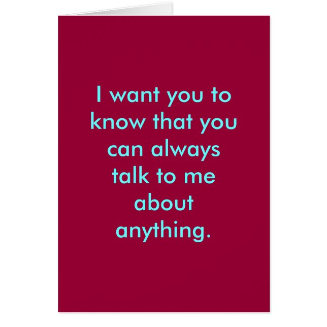 Quisiera que usted supiera que usted pueda hablar (Frente)