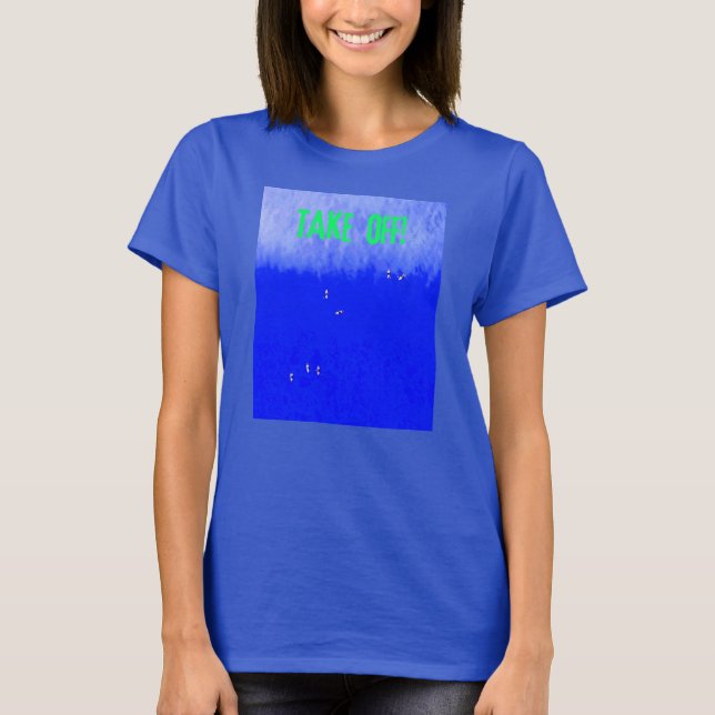 ¡Quítate! ¡Coge una camiseta de olas! (Anverso)