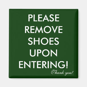 Quite por favor el imán de los zapatos