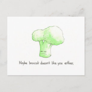 Quizá a Broccoli tampoco le gustas la postal