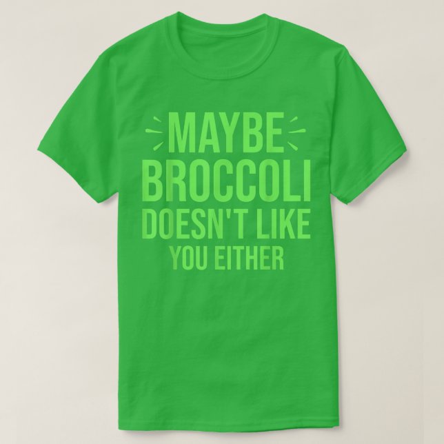 Quizás a Broccoli tampoco le gustas la camiseta (Diseño del anverso)