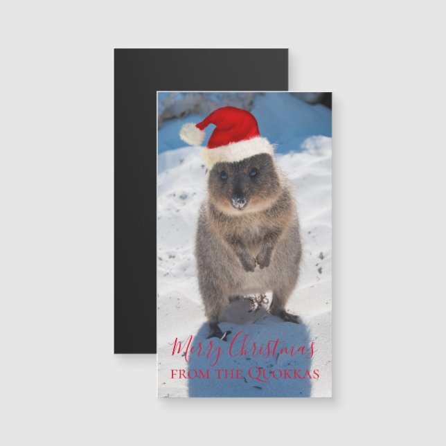 Quokka Australia Feliz Navidad (Anverso/Reverso)