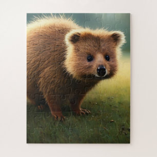 Quokka australiano marrón, rompecabezas