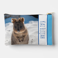 Quokka en la Playa Australia Bolsas Azules Persona
