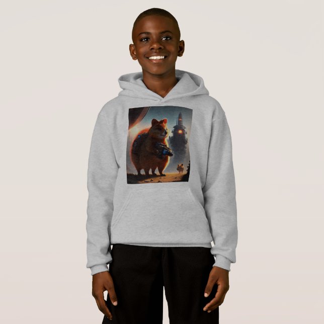 Quokka Me Llaman Señor, Niños Hoodie (Anverso completo)