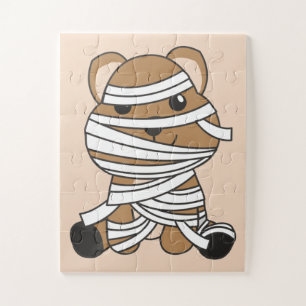 Quokka Mummy Quokkas Feliz rompecabezas de Hallowe