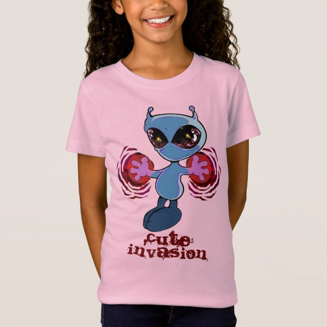 Qwiby: Camiseta de niñito de la invasión (Anverso)
