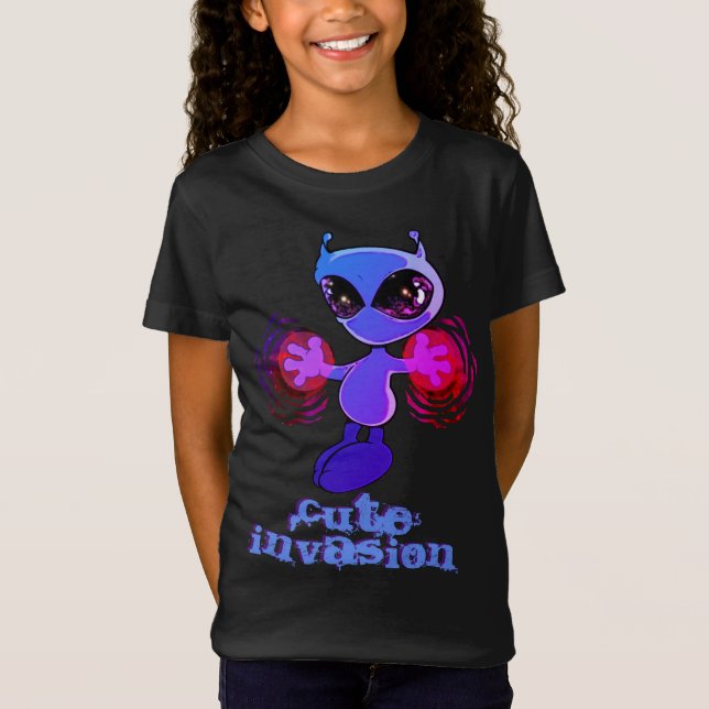 Qwiby: Camiseta para la invasión de Cute (Anverso)