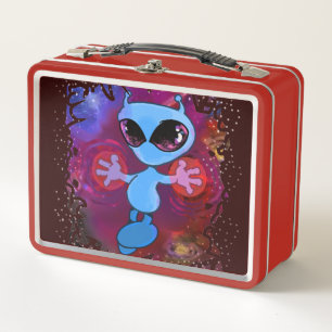 Qwiby Metalizado Lunch Box