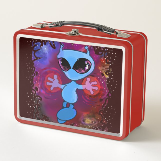 Qwiby Metalizado Lunch Box (Anverso)