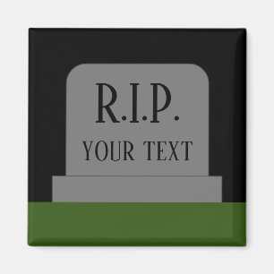 R.I.P. Descansa en Paz imán para lápida tumba