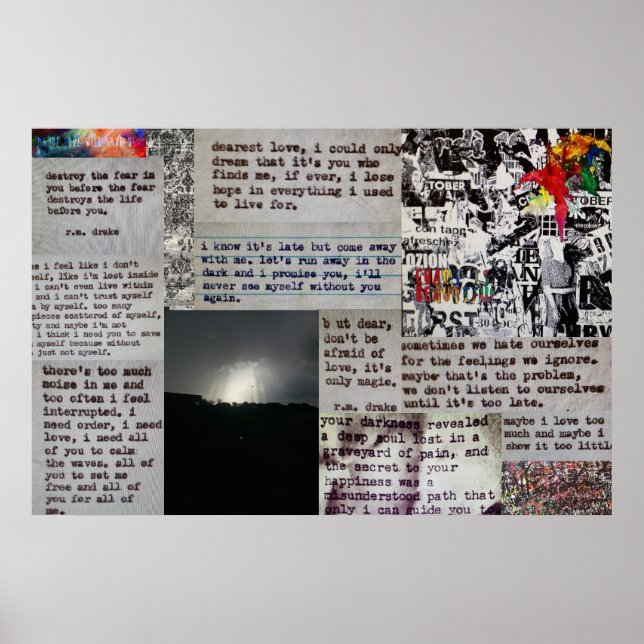 r.m. drake citas y obras de arte de un poster (Frente)