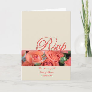 R.S.V.P, RSVP, Tarjeta De Reconocimiento De Bodas