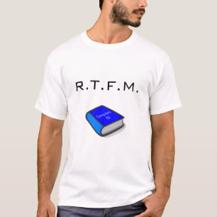 R.T.F.M. Camiseta con imagen del libro