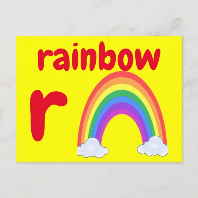r - tarjeta flash arco iris (Anverso)