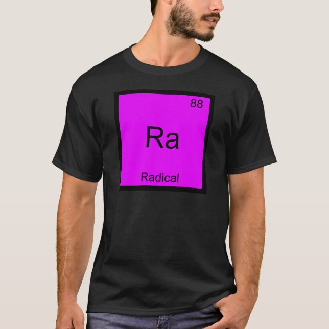 Ra - Camiseta divertida con símbolo de elemento qu (Anverso)