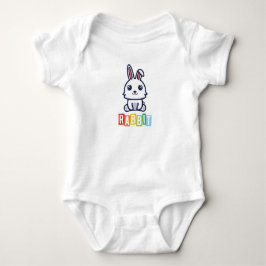 Rabbit Baby Jersey Bodysuit