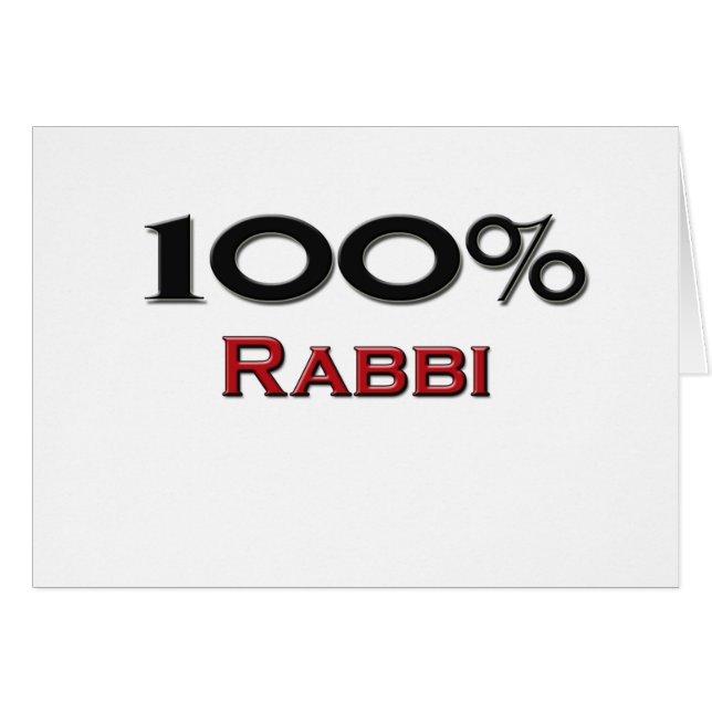 Rabino del 100 por ciento (Anverso (Horizontal))