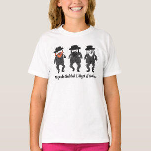 Rabinos bailarines camiseta camiseta Chica judío