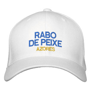 Rabo de Peixe, Azores Bordado Gorra