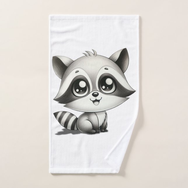 Raccoon (Toalla de mano)