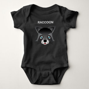 Raccoon - Baby Jersey Bodysuit