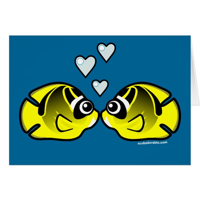 Raccoon Butterflyfish Love (Anverso (Horizontal))