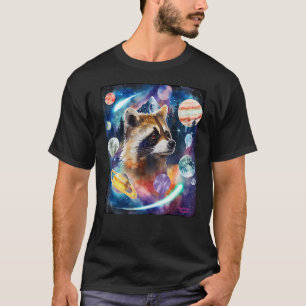 Raccoon de la divertida y rara camiseta aleatoria