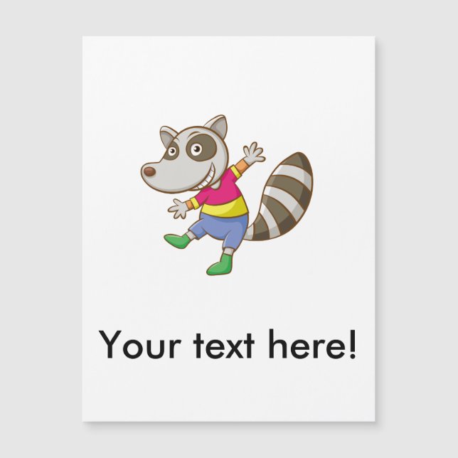 Raccoon personalizado (Anverso)