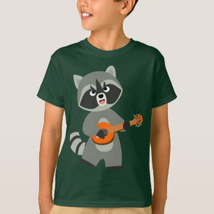 Raccoon, Personalizado, juega a la camiseta de los