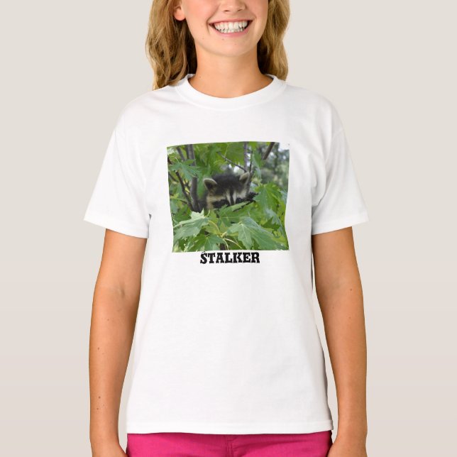 Raccoon Stalker - Camiseta femenina (Anverso)