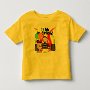 Race Car 1er camisetas de cumpleaños y regalos