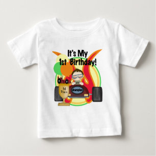 Race Car 1er camisetas de cumpleaños y regalos