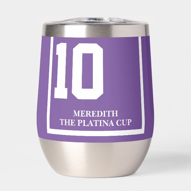 Race Horse 10 Purple Personalized Derby (Frente)