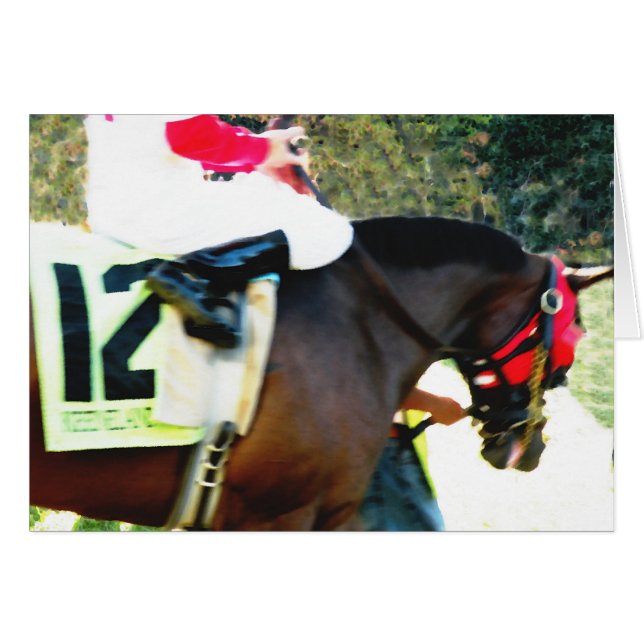Race Horse card (Anverso (Horizontal))