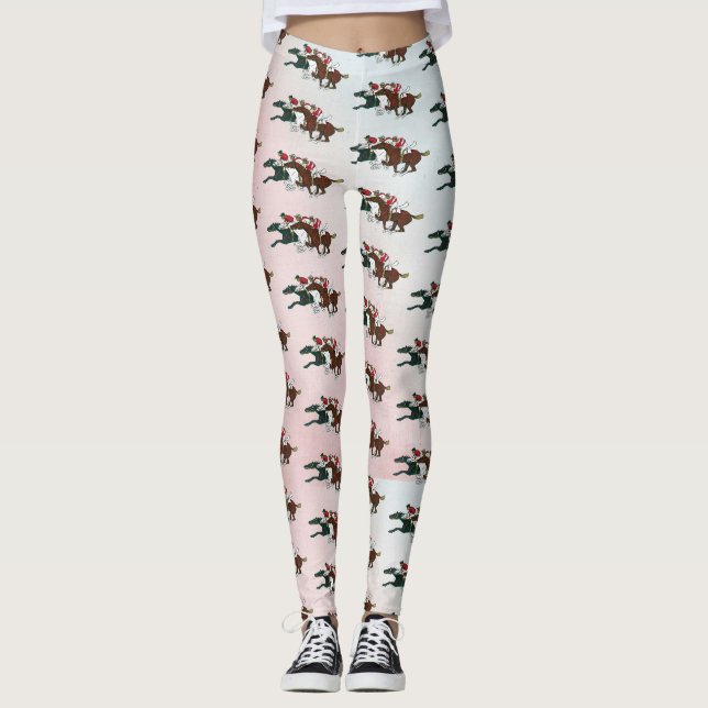 Race Horses Leggings (Anverso)