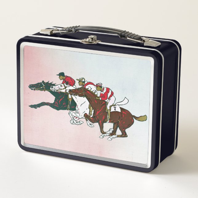 Race Horses Lunch Box (Anverso)