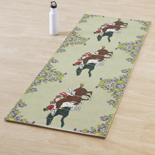 Race Horses Yoga Mat (In situ)