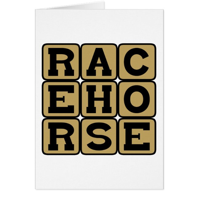 Racehorse, atleta ecuestre (Frente)