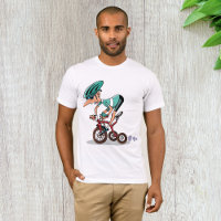 Racer En La Camiseta De Los Mentes De Triciclo