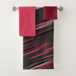 Rachas negras rosadas y grises