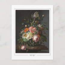 Rachel Ruysch #35 - Tarjeta postal de arte fino